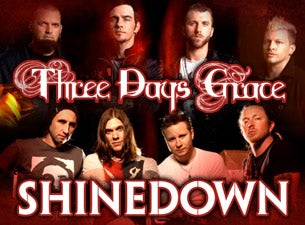 Three Days Grace And Shinedown With P.o.d. presale information on freepresalepasswords.com