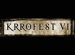Krrofest Tickets Krrofest Tickets
