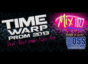 Mix 107.7 Time Warp Prom Tickets Mix 107.7 Time Warp Prom Tickets