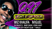Q97s Light It Up Tour starring Wiz Khalifa presale information on freepresalepasswords.com