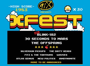 91X FEST featuring Blink 182 presale information on freepresalepasswords.com