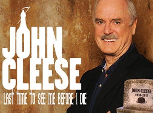 John Cleese in Lynn promo photo for John Cleese Facebook presale offer code