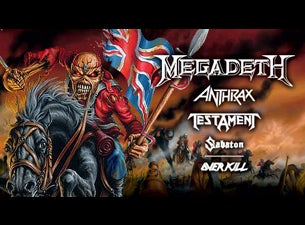 Iron Maiden, Megadeath and Anthrax presale information on freepresalepasswords.com