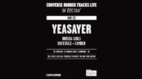 Converse Rubber Tracks Live: Yeasayer presale information on freepresalepasswords.com