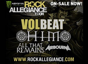 Rock Allegiance Tour Tickets Rock Allegiance Tour Tickets