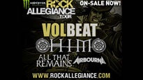 presale password for Rock Allegiance Tour feat Volbeat, HIM, Airborne tickets in Maplewood - MN (Myth)