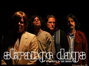 Strange Days - a Tribute To the Doors presale information on freepresalepasswords.com
