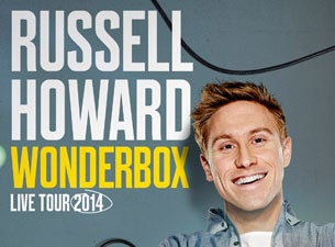 Russell Howard in New York promo photo for Live Nation presale offer code