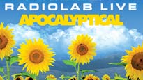Radiolab Live Apocalyptic presale code for performance tickets in New York, NY (Beacon Theatre)