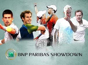 BNP Paribas Showdown Tennis Tickets BNP Paribas Showdown Tennis Tickets