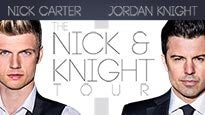 Jordan Knight/Nick Carter - The Nick And Knight Tour presale information on freepresalepasswords.com