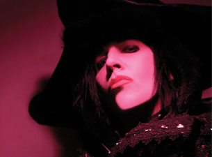 Marilyn Manson in Denver promo photo for Live Nation Mobile App presale offer code