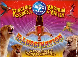 Ringling Bros. and Barnum & Bailey : Illuscination Tickets Ringling Bros. and Barnum & Bailey : Illuscination Tickets