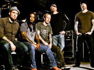 Sevendust in Huntington promo photo for Blabbermouth presale offer code