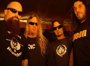 Slayer in Albany promo photo for Live Nation / Venue / Radio presale offer code