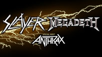 Slayer and Megadeth with Anthrax presale code for concert tickets in a city near you