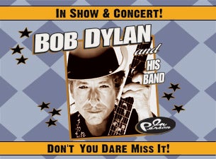Bob Dylan in Dillon promo photo for Exclusive presale offer code
