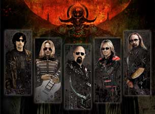 Judas Priest in Newark promo photo for Live Nation presale offer code