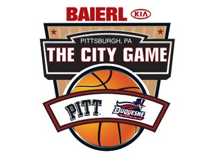 The City Game Presented by GNC - Pitt v. Duquesne Men's Basketball in Pittsburgh promo photo for Duquesne presale offer code