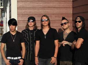 The Red Jumpsuit Apparatus in Detroit promo photo for Live Nation Mobile App presale offer code