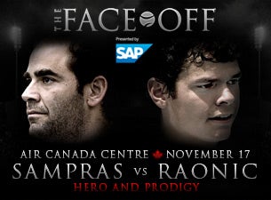 The Face Off: Sampras Vs. Raonic presale information on freepresalepasswords.com
