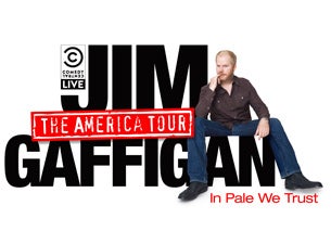 Jim Gaffigan in Boston promo photo for American Express presale offer code