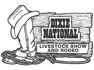 Dixie National Rodeo featuring Dylan Scott in Jackson promo photo for Booster Club presale offer code