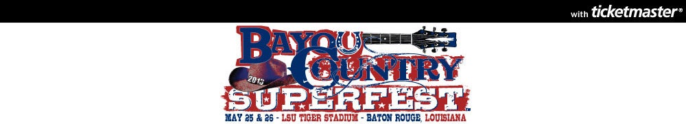 Bayou Country Superfest Tickets