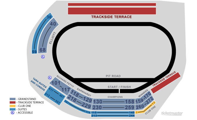 Seating Chart: Atlanta Motor Speedway