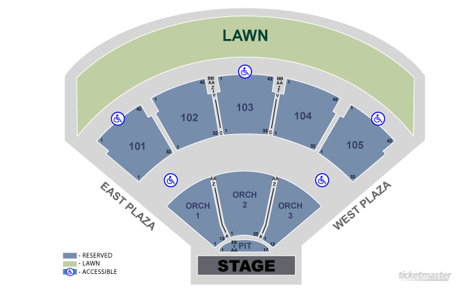 Woods Amphitheater Fontanel Seating Chart