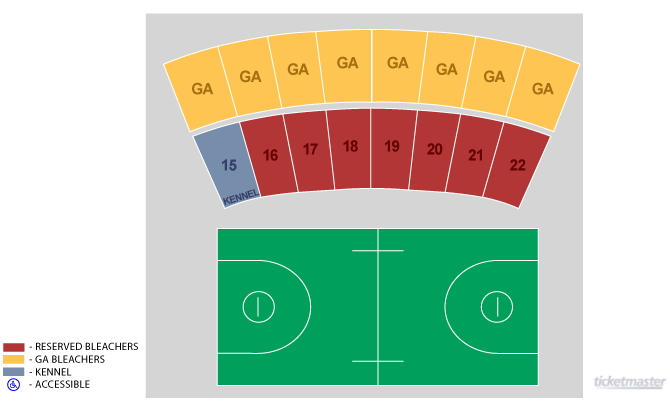 Seating Chart: Charlotte Hounds