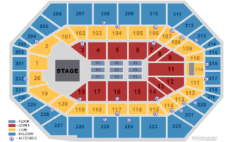 Conseco Fieldhouse Seating Chart For Concerts