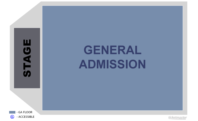 Seating Chart: Piere's General Admission
