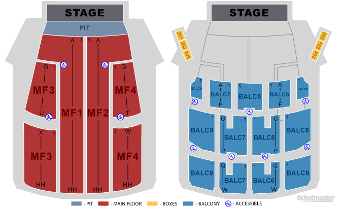 Seating Chart: End Stage