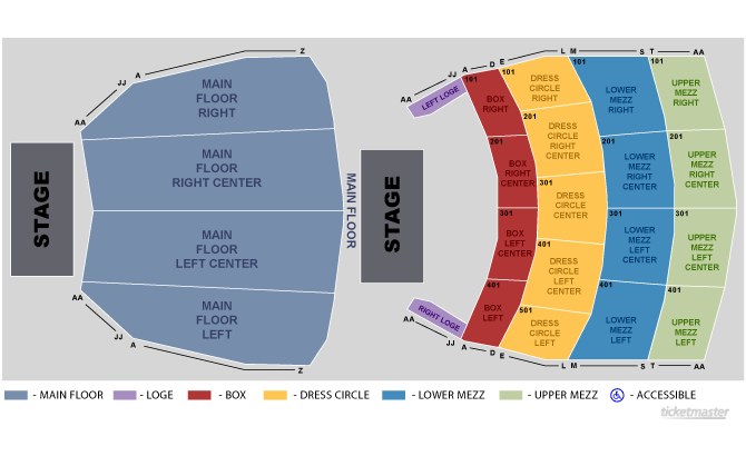 Seating Chart: Theatre