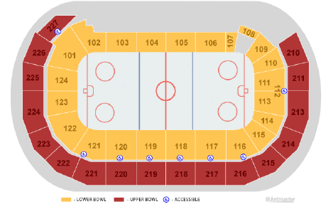 Compton Family Ice Arena Seating Chart