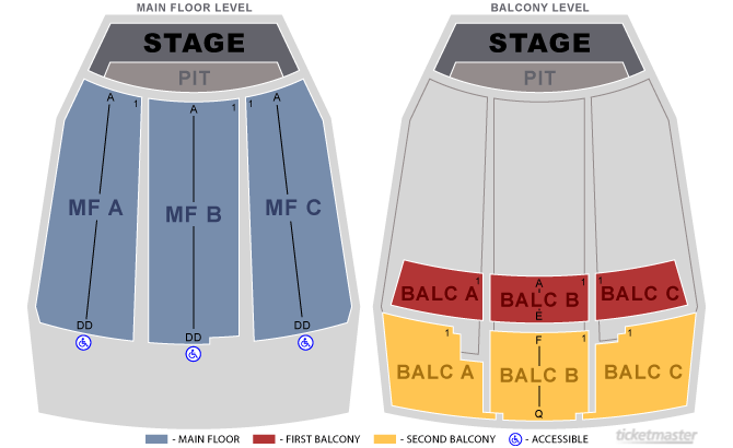 Seating Chart: End Stage