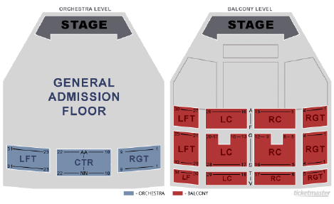 Uptown Theater Seating Chart