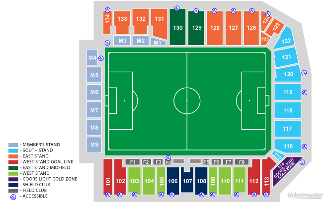 Seating Chart: Sporting