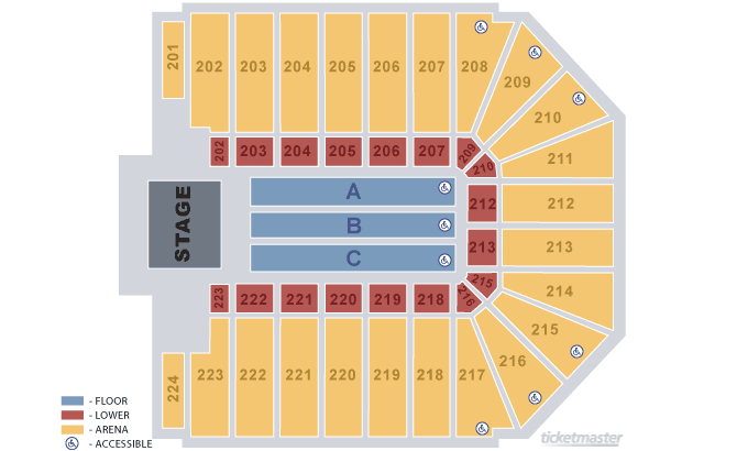 Nutter Center Concert Seating Chart