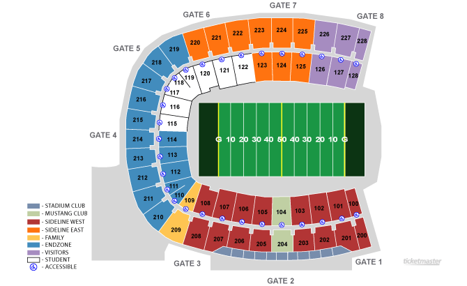 Tcu Football Stadium Seating Chart