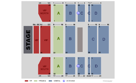 Global event center winstar seating chart