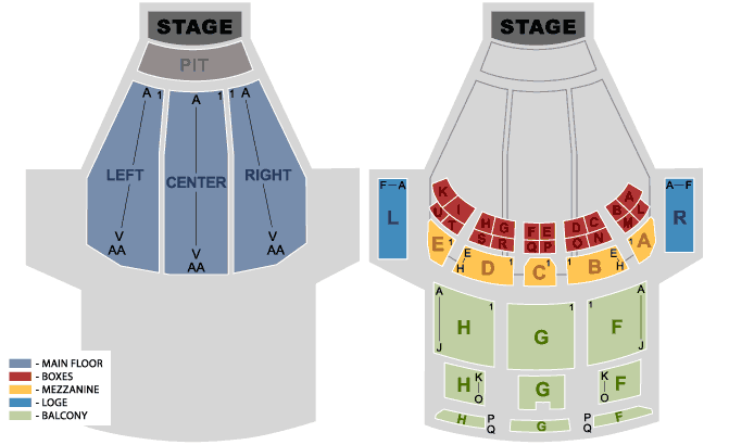 Seating Chart: Full House
