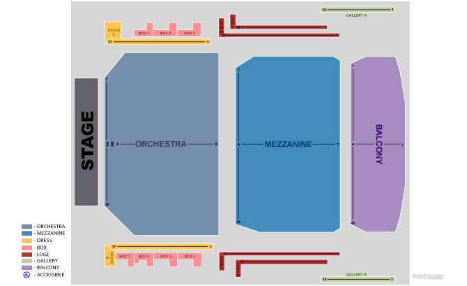 Seating Chart: DeVos Performance Hall