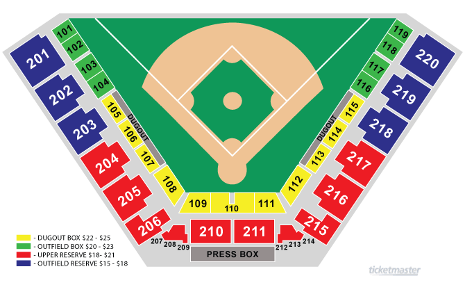 Seating Chart: Houston Astros Spring Training