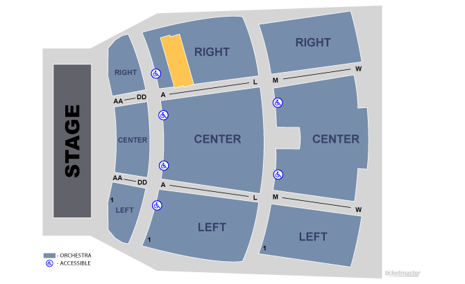 Seating Chart: Blue Man Group