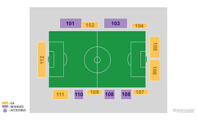 Seating Chart: Orlando City Soccer