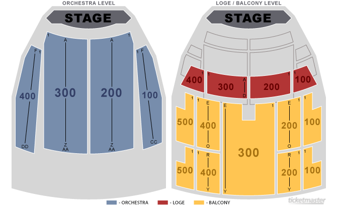 Seating Chart: End Stage