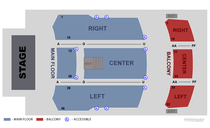 Seating Chart: Reserved Seating