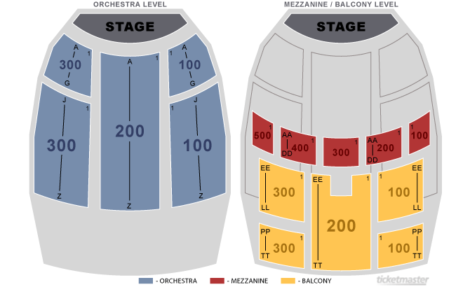Seating Chart: End Stage